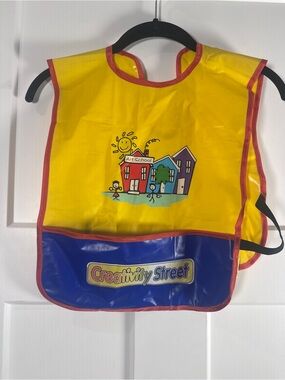 Creativity Street Art School Kids Yellow Art Smock Bib